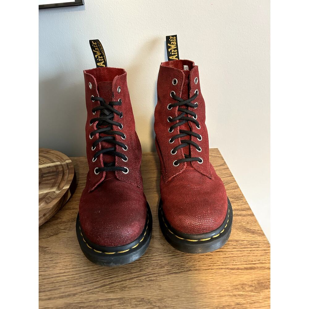 Dr Martens Deep Red Crystal Beaded size 7/EU 38 - Picture 4 of 7